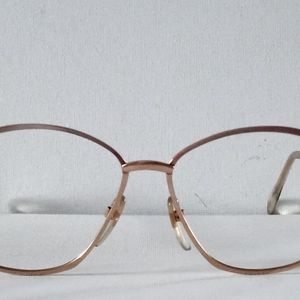 Rare Vintage Neostyle Gold Unisex Eyeglass Frame  Germany NOS
